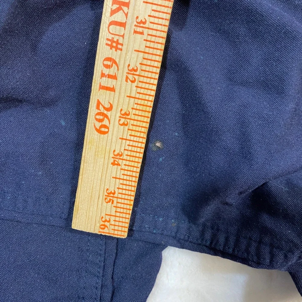 Carhartt Flame Resistant Work Pants NFPA 2112 Relaxed Fit Blue 32x30 - Picture 15 of 16